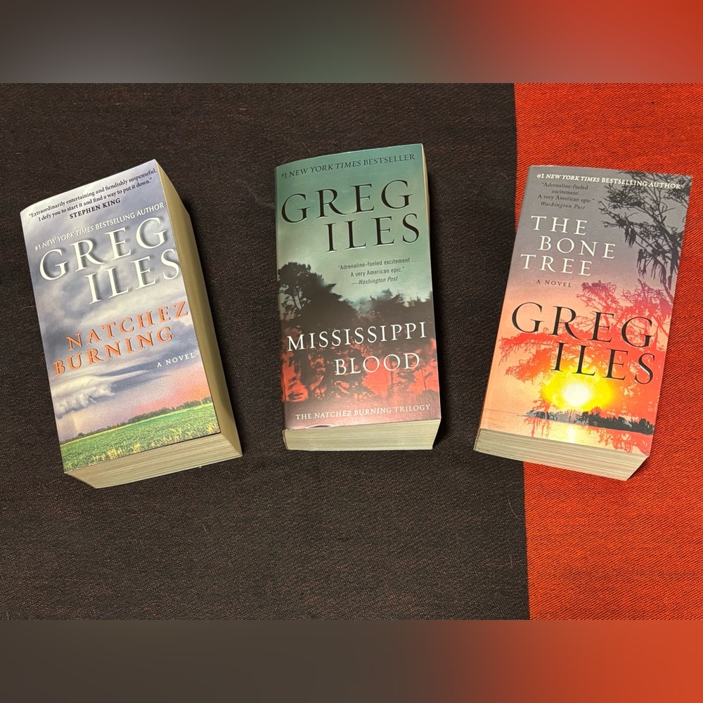 Greg Iles Paperback Book Set - Natchez Burning Trilogy